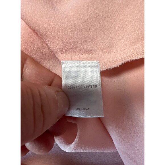 J. Jill Roll Tab Sleeve V-Neck Asymmetrical Hem Blouse Sz 2X - Picture 10 of 12